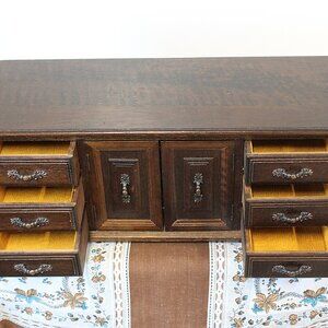 Wood Jewelry Box || Large Jewelry Storage || Vintage Vanity || 1970s Jewelry Box